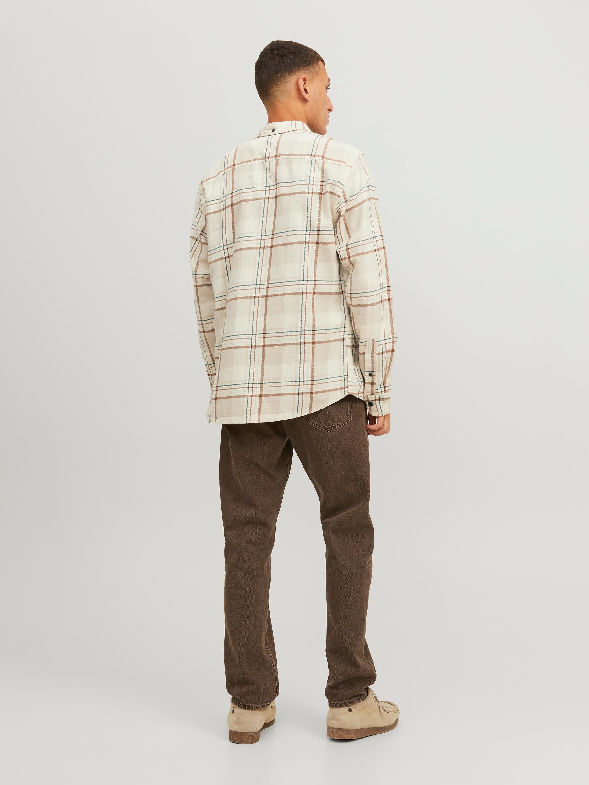 JPRBLUBROOK CHECK TWILL SHIRT L/S