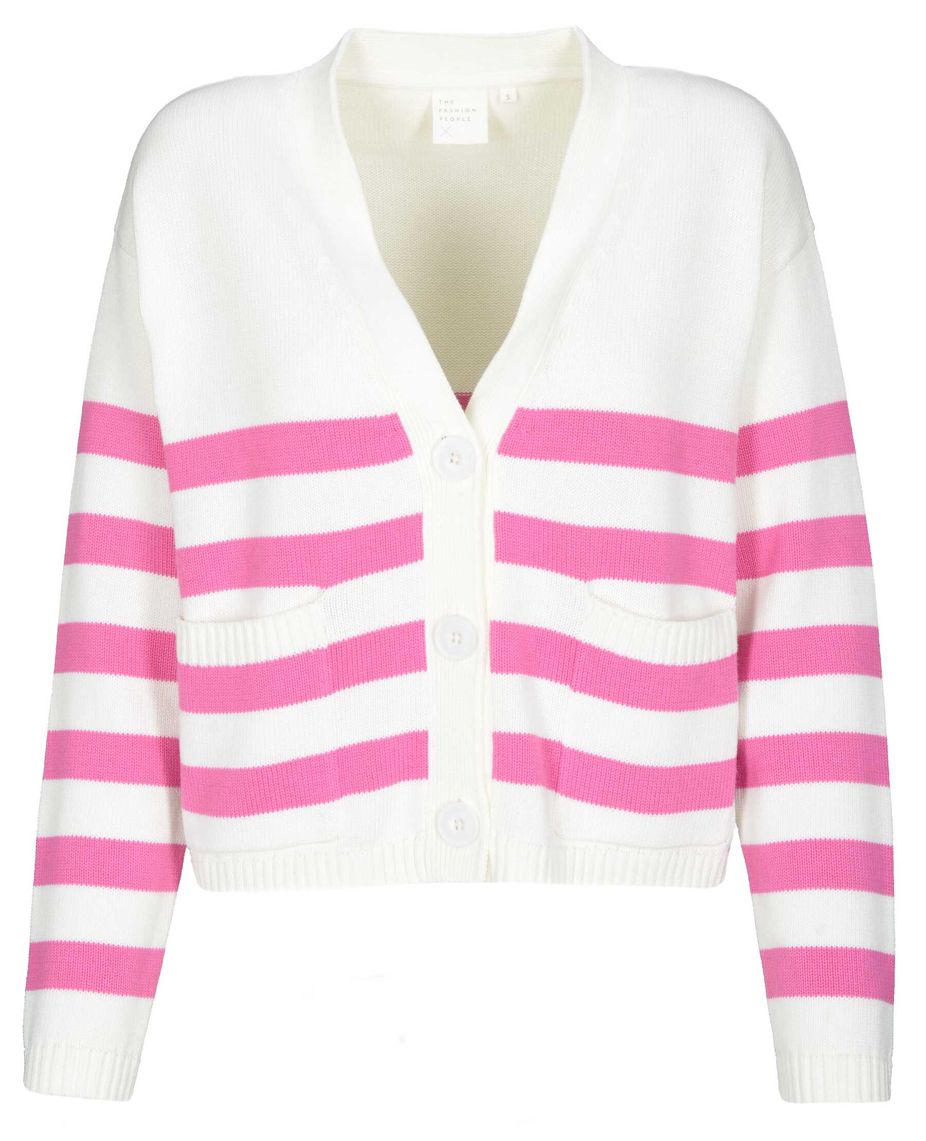 striped cardigan knitted