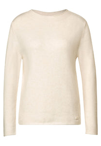 Pullover in Melange Optik