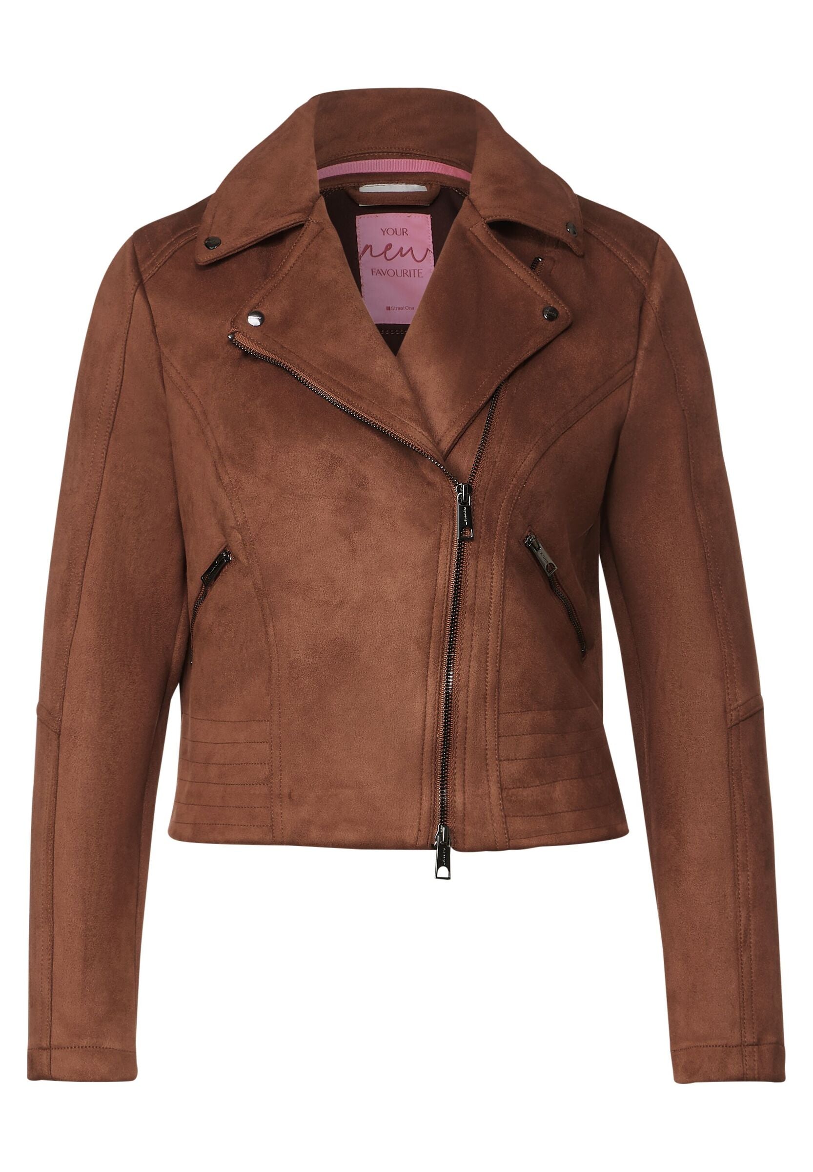 Velours Bikerjacke