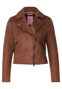 Velours Bikerjacke