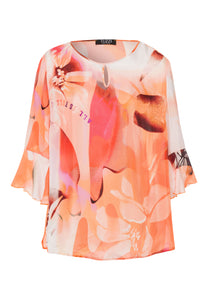 Bluse SUNSET LIGHT mit sommerlichem Alloverprint