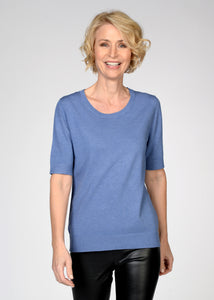 Rdh.-Pullover, 1/2 Arm, uni