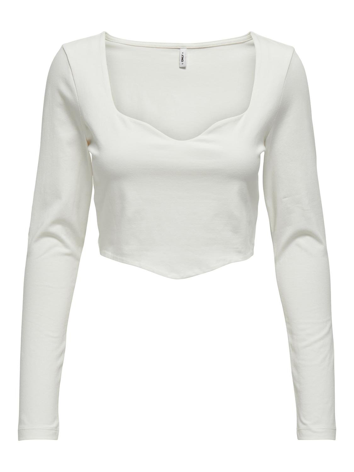 ONLLOPI L/S HEARTSHAPE TOP JRS