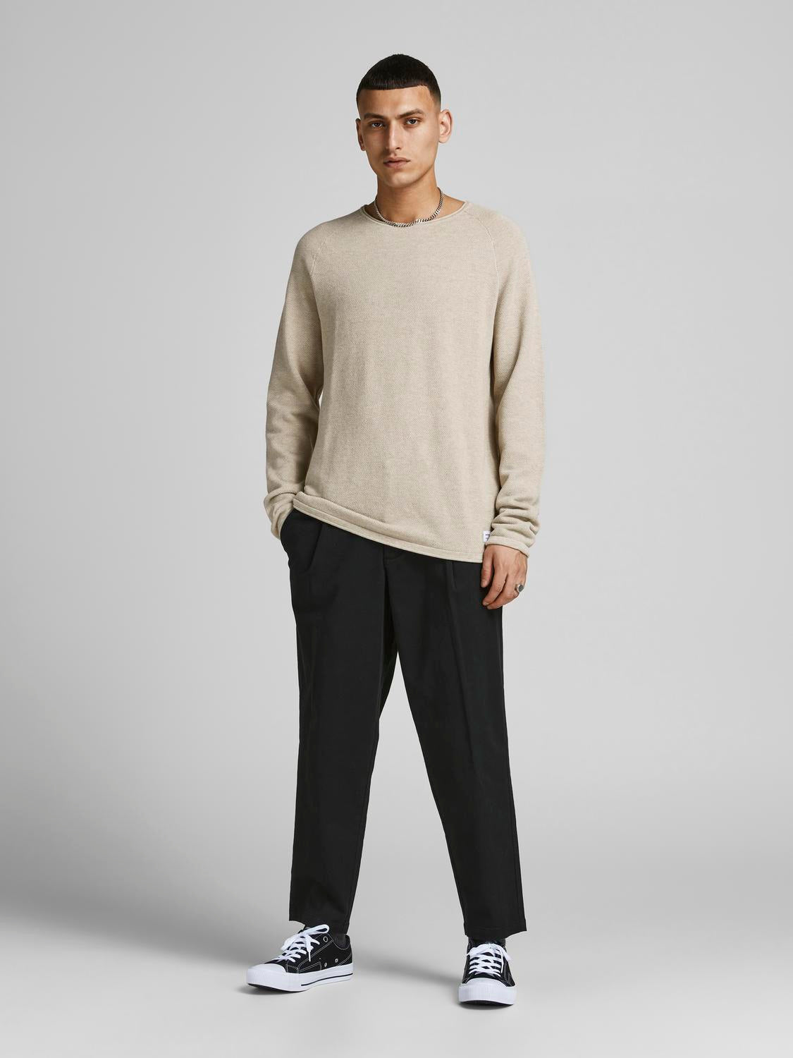 JJEHILL KNIT CREW NECK NOOS