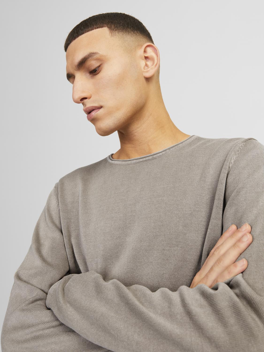 JJELEO KNIT CREW NECK NOOS