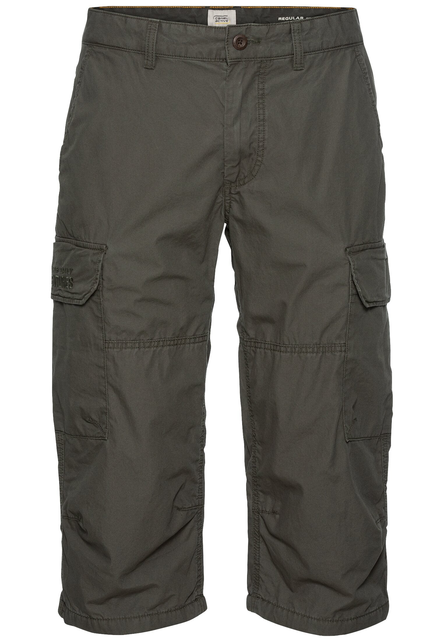 Regular Fit 3/4 Cargo Shorts