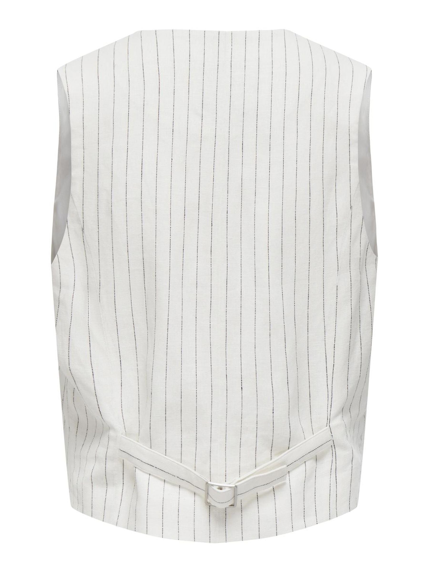 ONLMATHILDE-CARO S/L LIN FIT VEST CC TLR