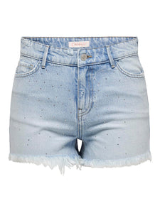 ONLPACY HW RHINESTONE DNM SHORTS AZG