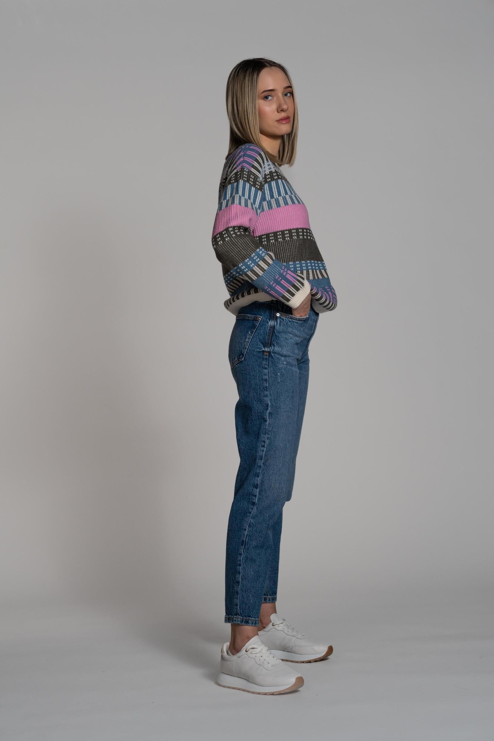 Multicolor Sweater knitted