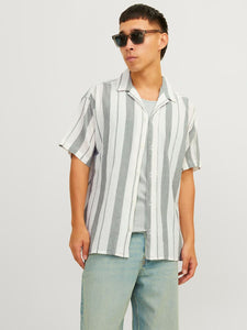 JORLUKE CREPE STRIPE SHIRT SS STYD24