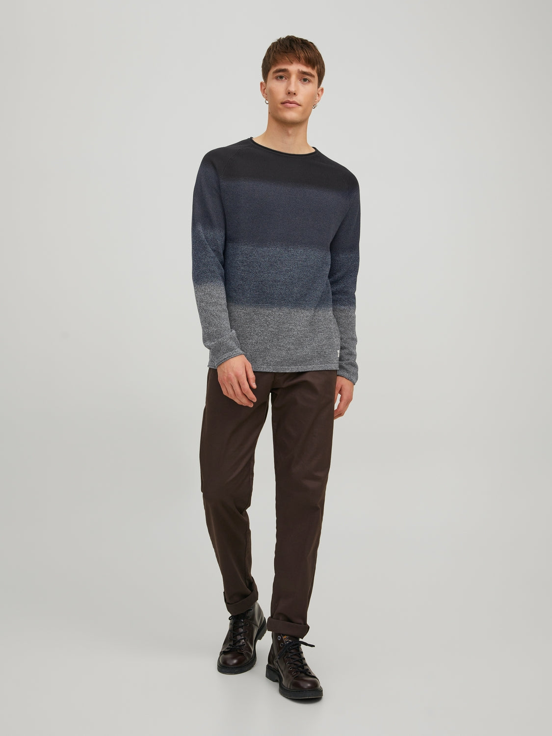 JJEHILL KNIT CREW NECK NOOS