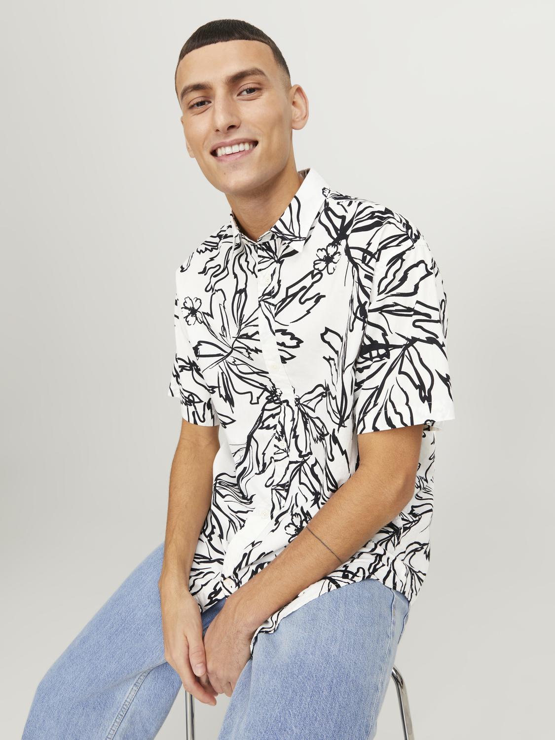 JORLAFAYETTE AOP SHIRT SS LN