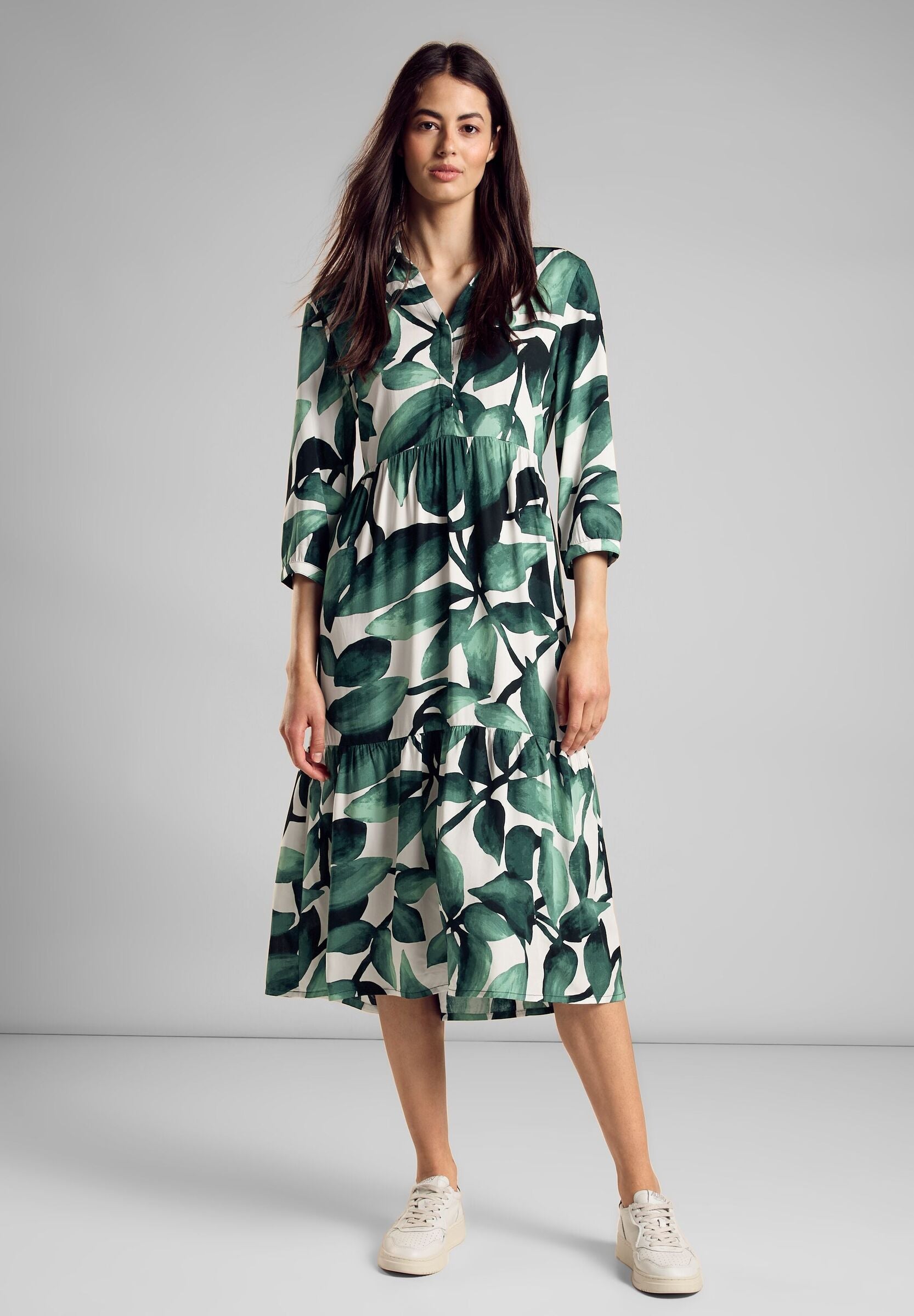 Midikleid mit Print