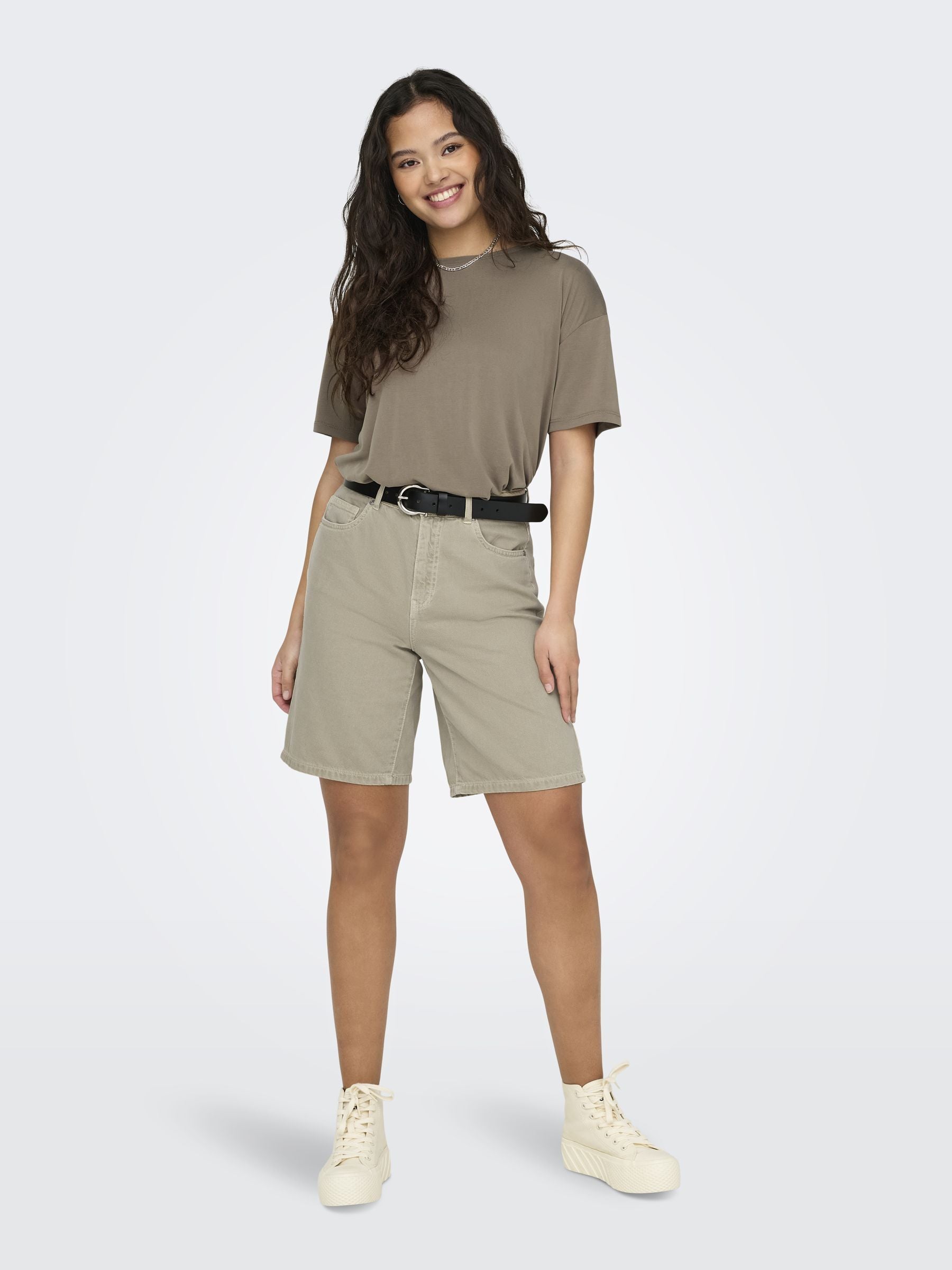 ONLSILLA MW LOOSE BERMUDA SHORTS PNT