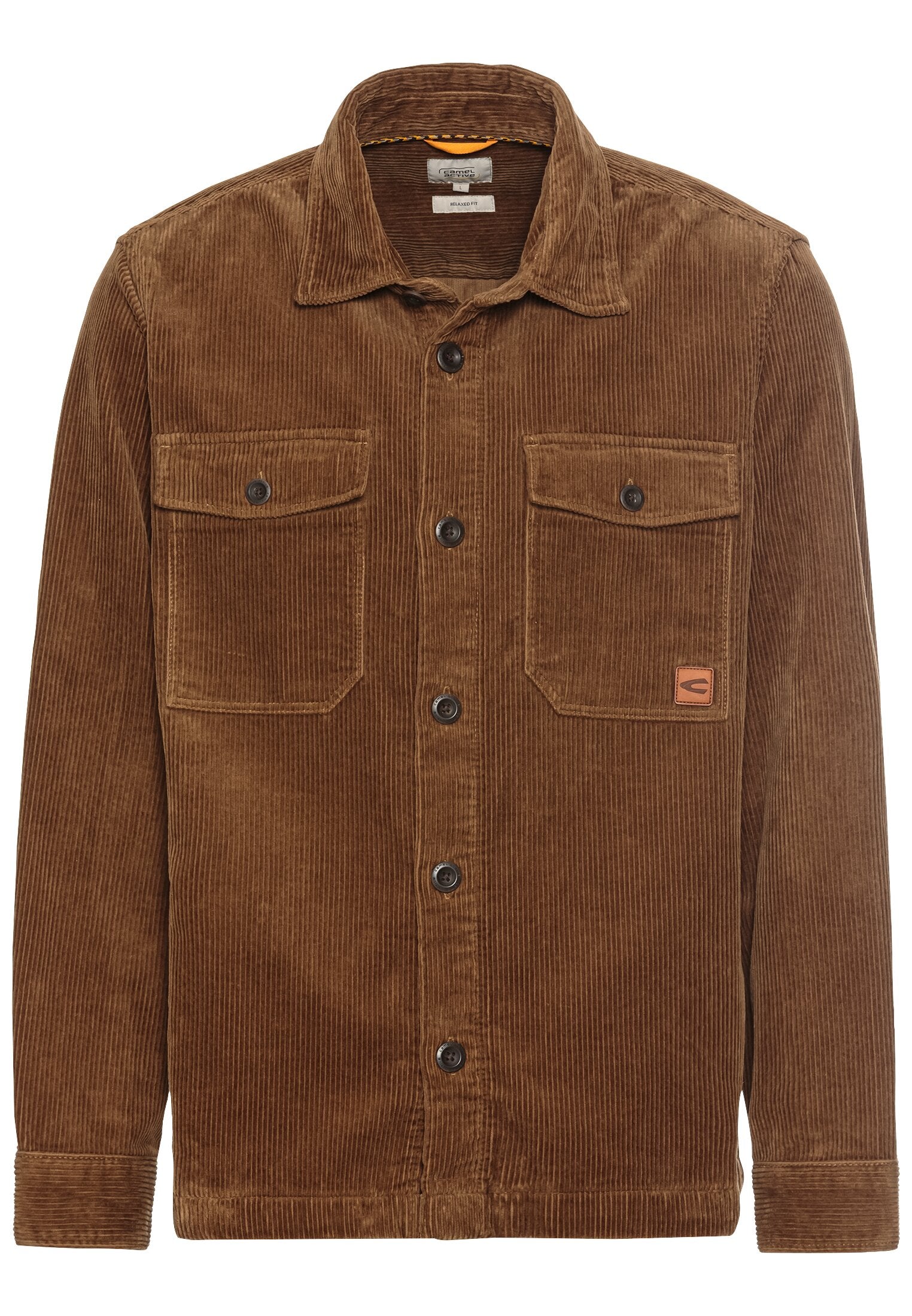 Cord Overshirt aus reiner Baumwolle