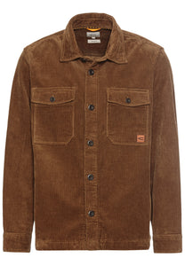 Cord Overshirt aus reiner Baumwolle