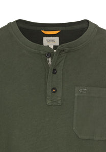 Langarm Henley aus Organic Cotton