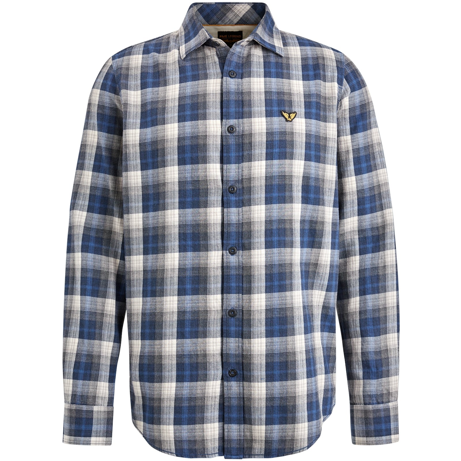 Long Sleeve Shirt Twill Yarndyed Check