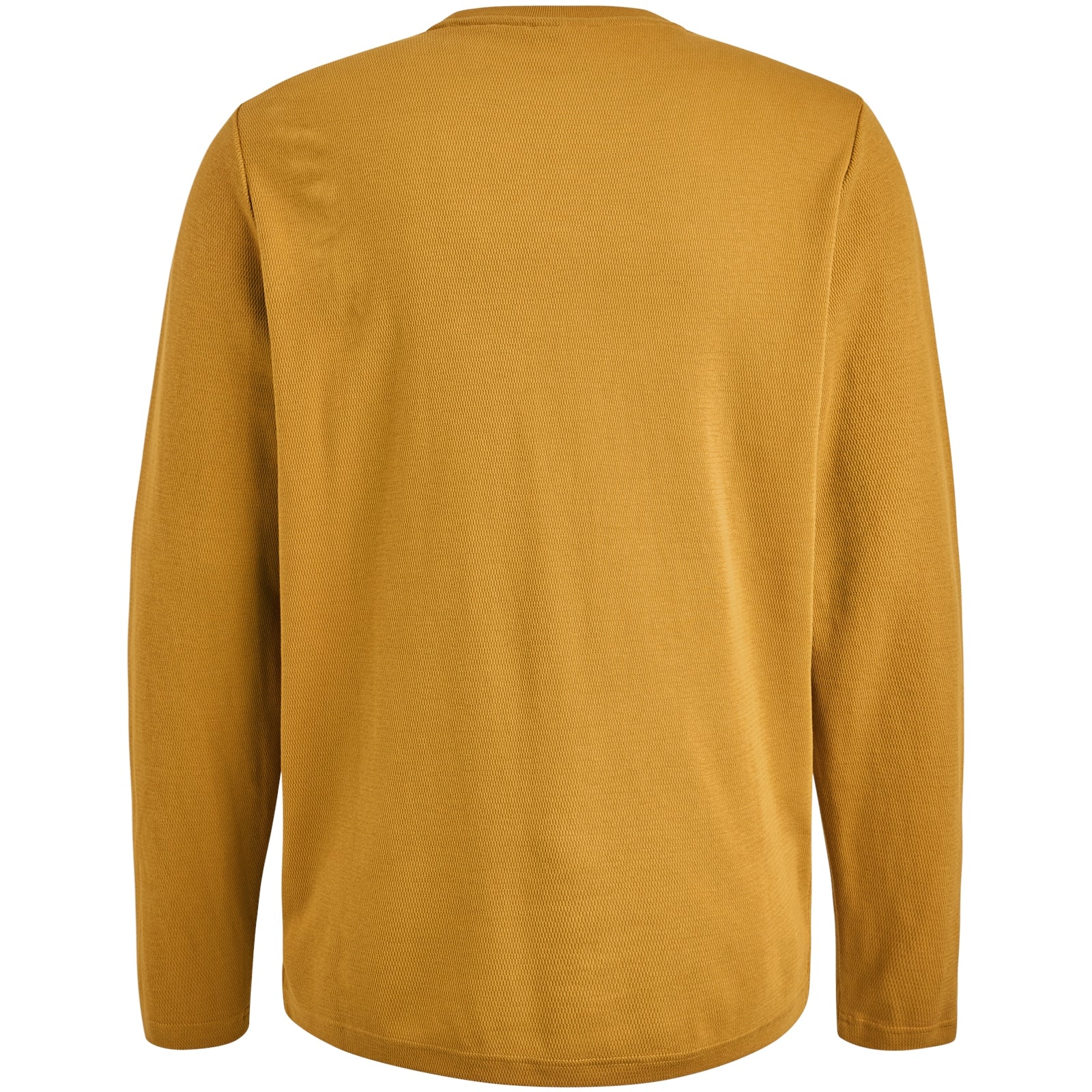 Long sleeve r-neck mesh interlock jersey