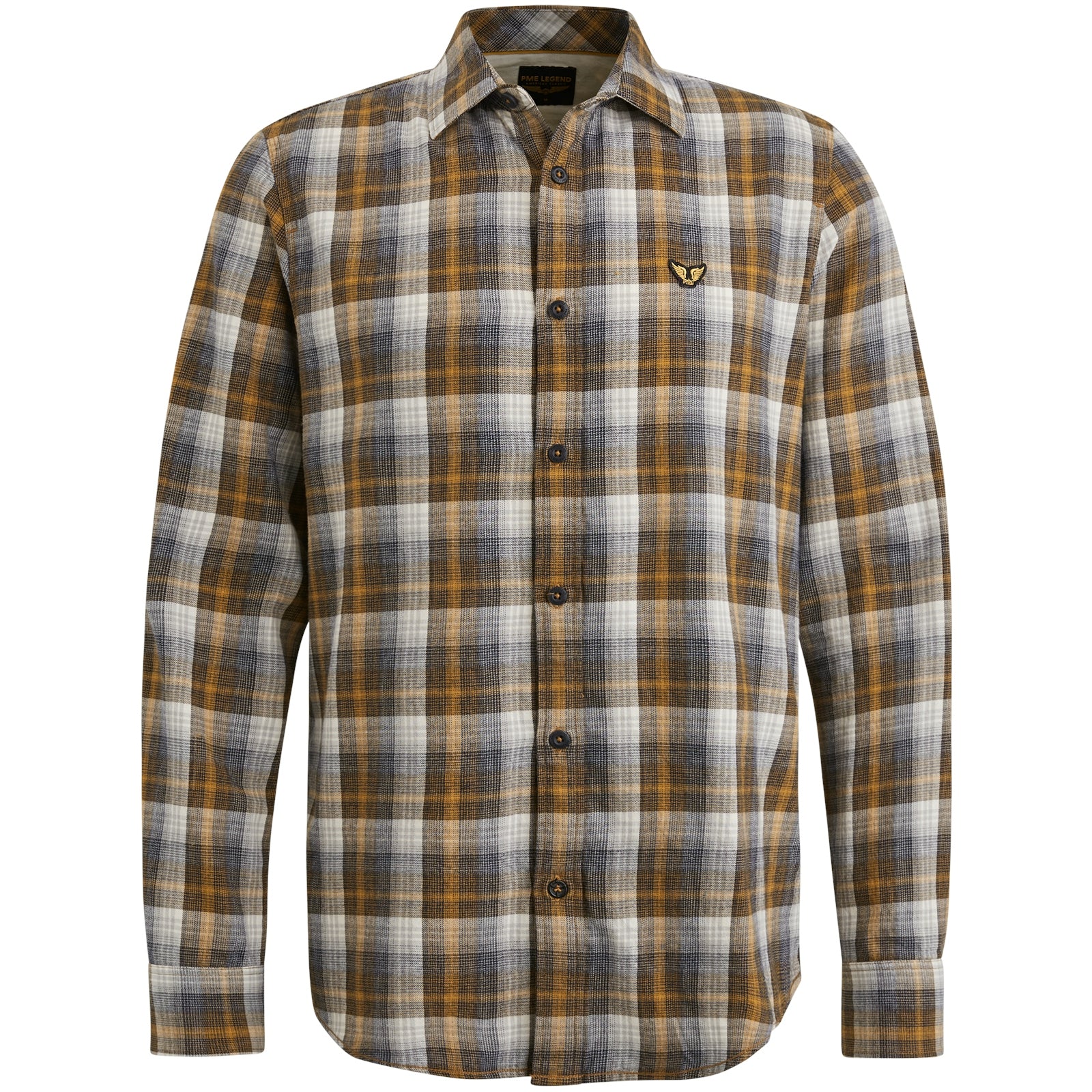 Long Sleeve Shirt Twill Yarndyed Check