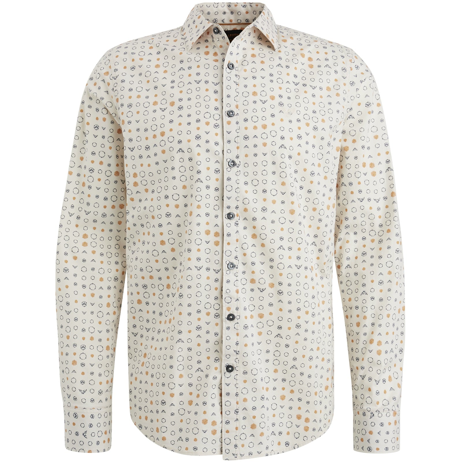 Long Sleeve Shirt Print on Poplin Stretch