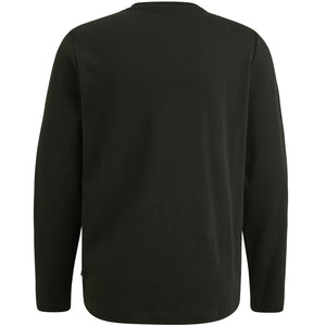 Long sleeve r-neck mesh interlock jersey