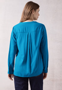 Bluse in Unifarbe