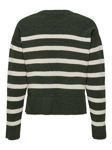 ONLELLY LIFE LS STRIPE O-NECK CC KNT