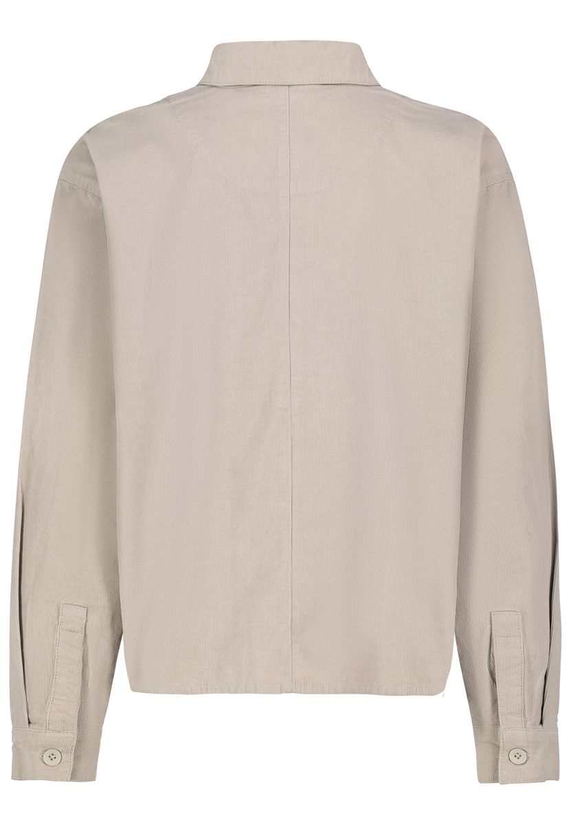 DOB Oversize Hemdjacke, große aufge
