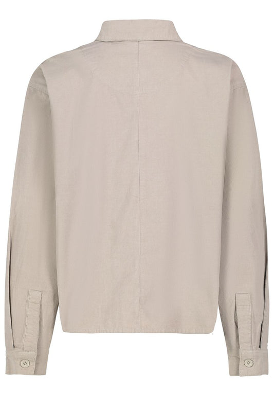 DOB Oversize Hemdjacke, große aufge