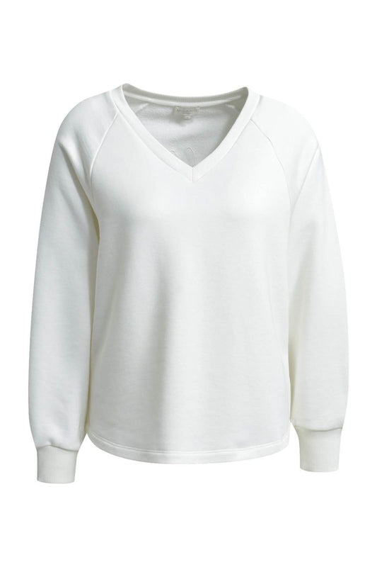 raglan V-neck sweatshirt 1/1 sleeve