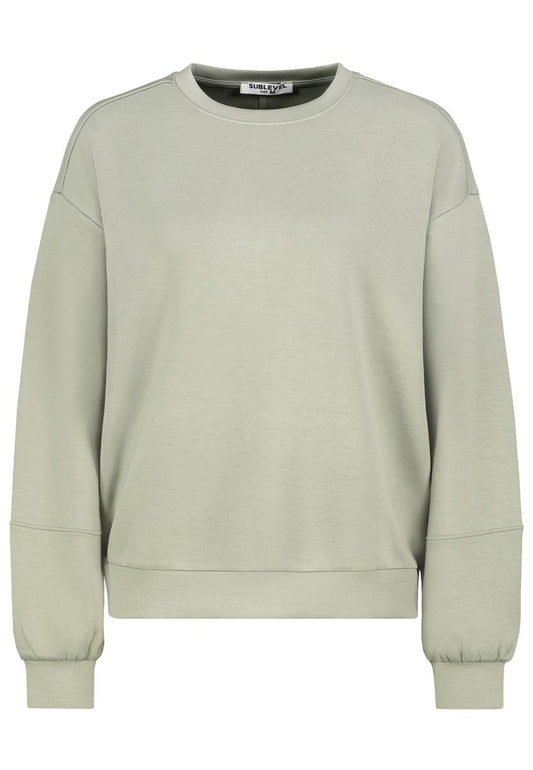 DOB Sweat, Crewneck, überschnittene