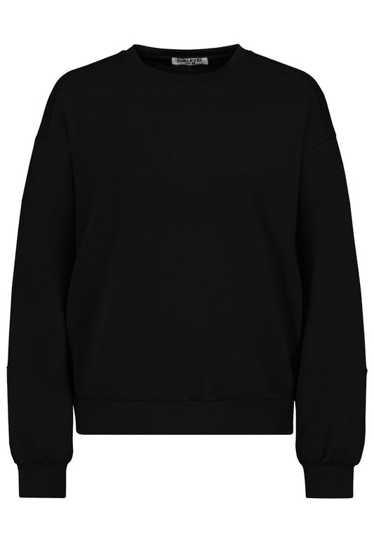 DOB Sweat, Crewneck, überschnittene