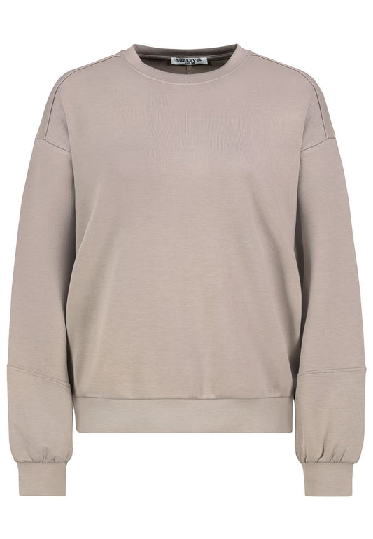 DOB Sweat, Crewneck, überschnittene