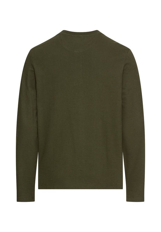 Henleyshirt aus reiner Baumwolle
