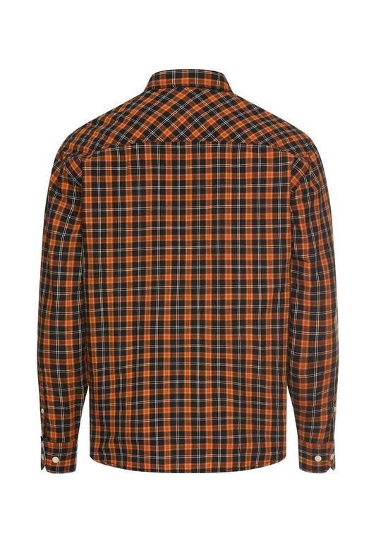 Langarm Shirt aus reiner Baumwolle mit Button-Down-Kragen