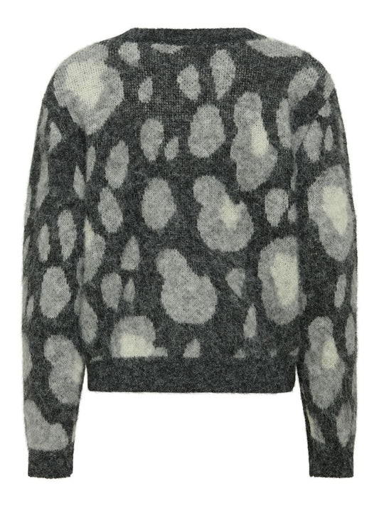ONLEDELIE LIFE LS JQ CARDI V-NECK KNT