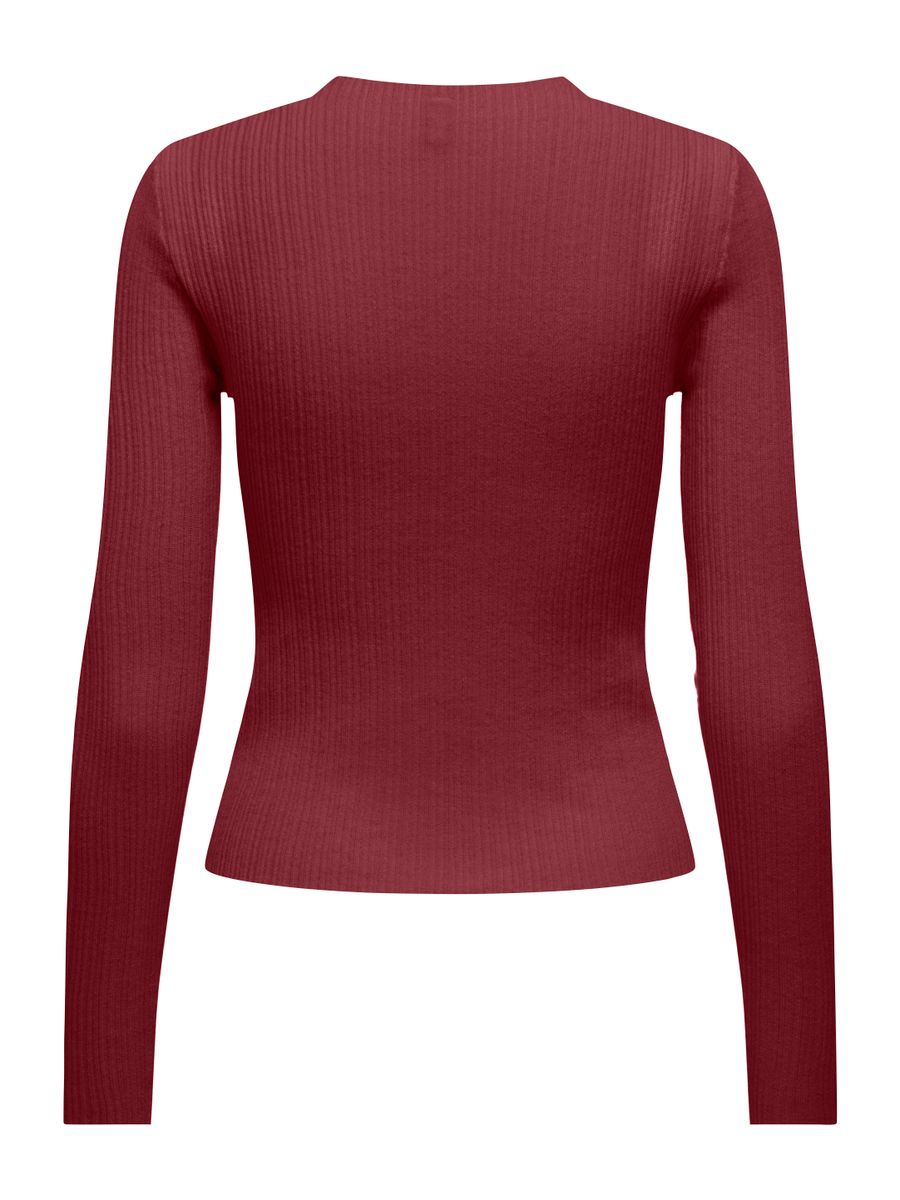 ONLCOCO LIFE LS RIB MOCK NECK CC KNT