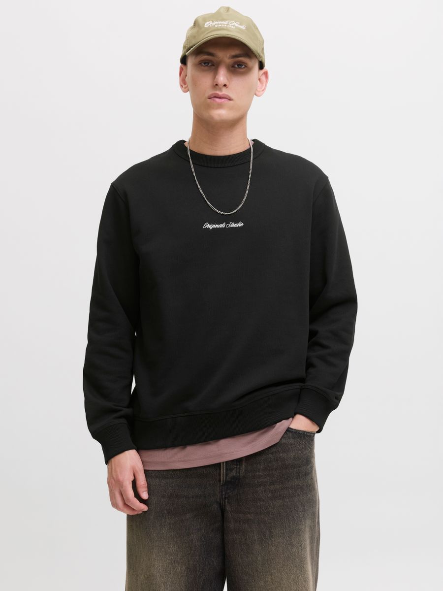 JORNORREBRO EMB SWEAT CREW NOOS