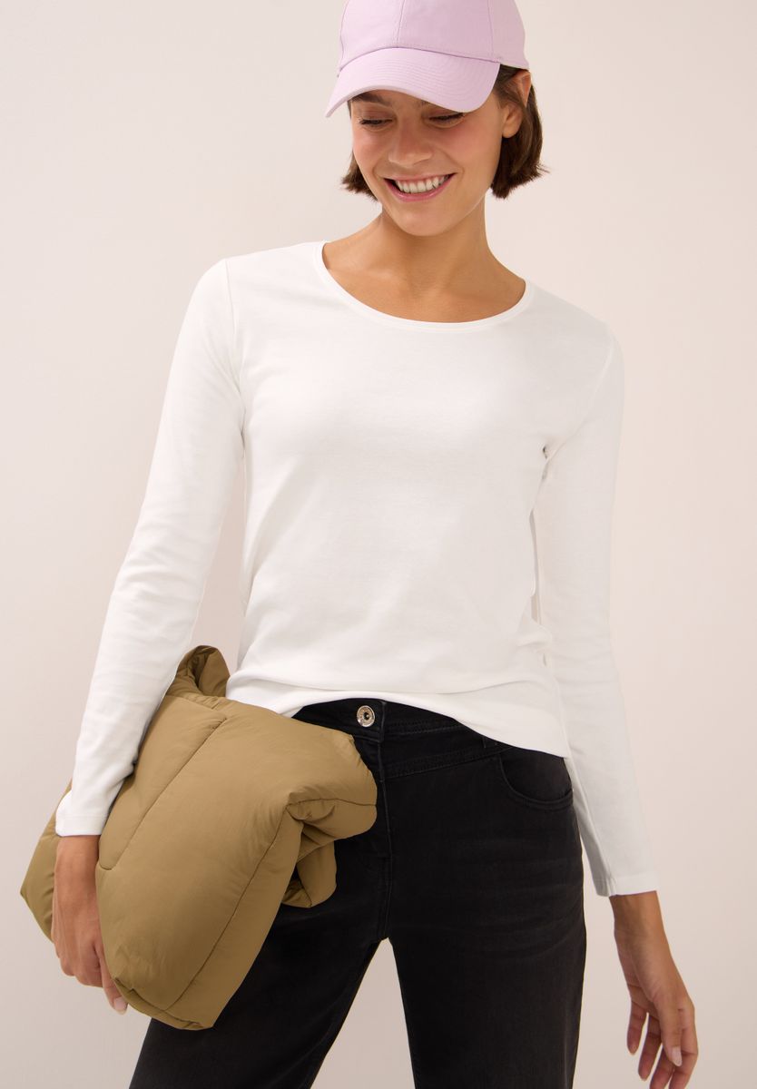 Basic Langarmshirt