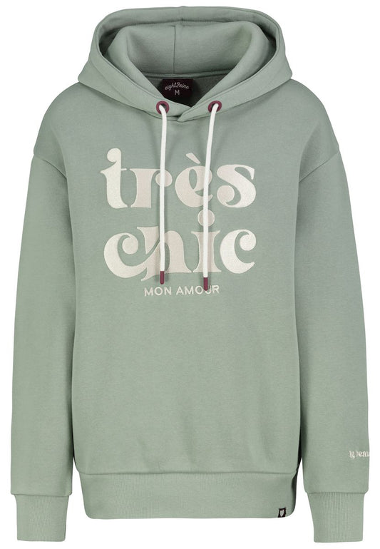 DOB Sweat, langarm, Kapuze mit Dart