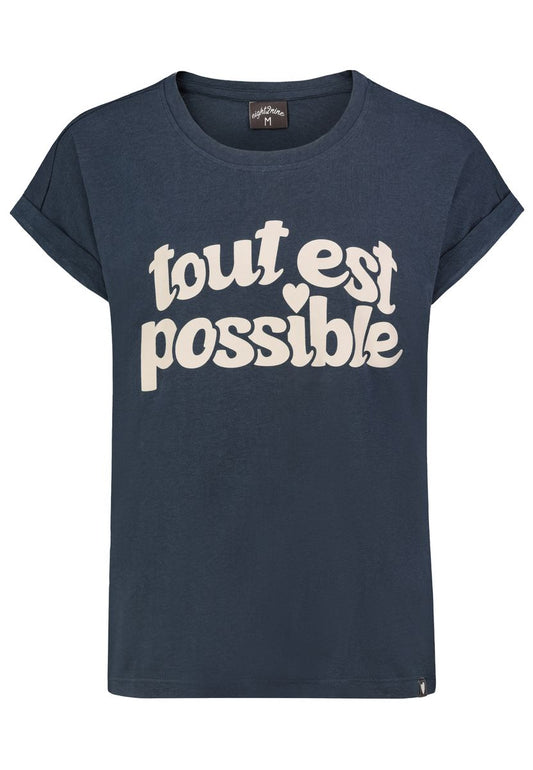 DOB T-Shirt, angeschnittene Ärmel m