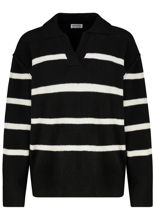 DOB Strick Pullover, langarm, übers