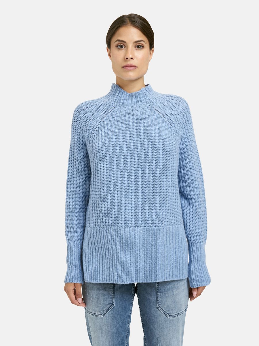 turtle neck pullover 1/1 raglan sleeve