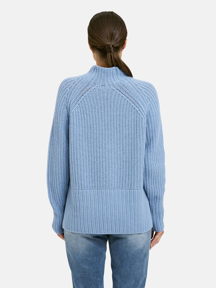 turtle neck pullover 1/1 raglan sleeve