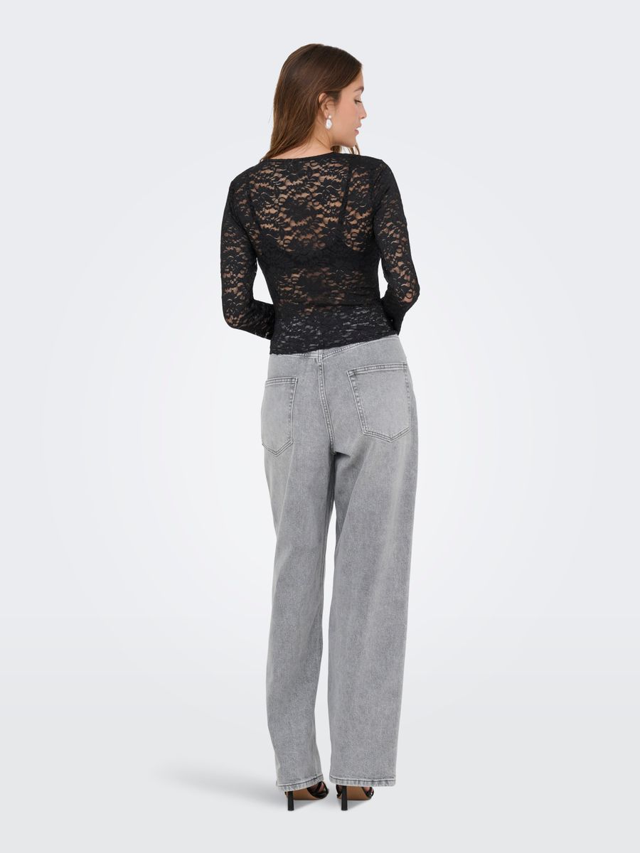 ONLNIKKA L/S LACE TOP JRS