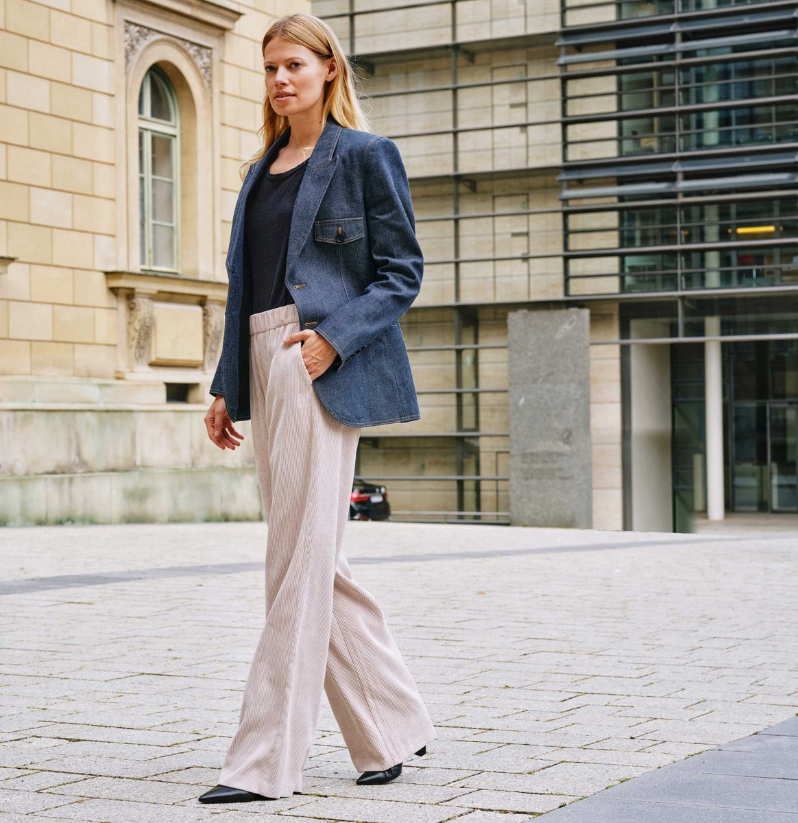 MAC JEANS - CHIARA, Fluid corduroy