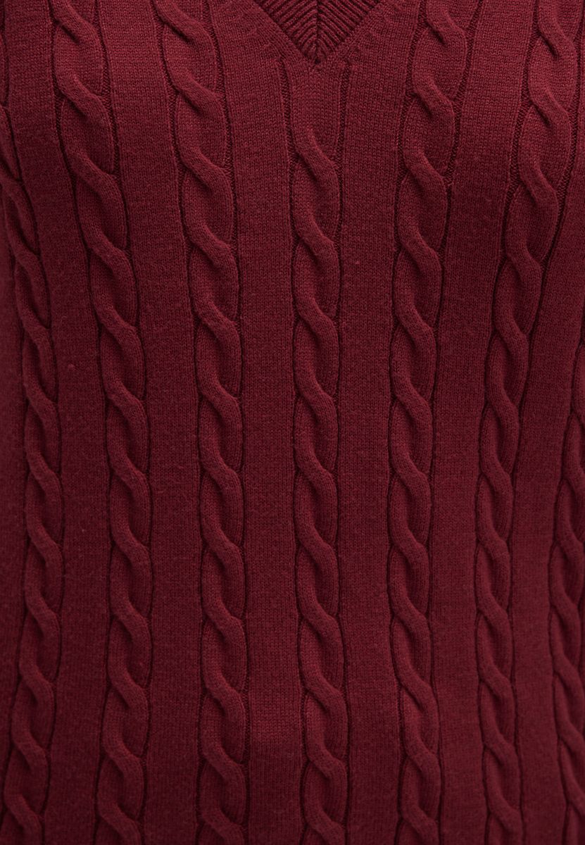 V-NECK SWEATER