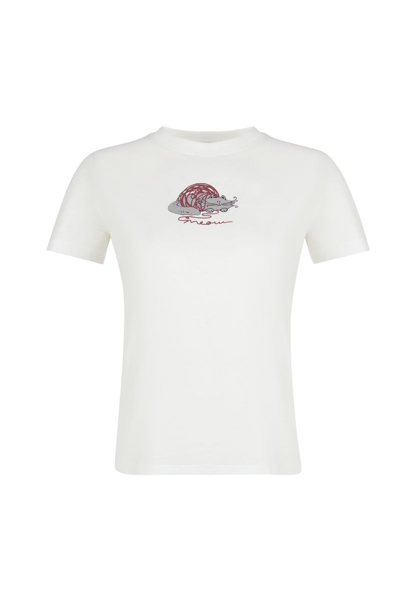 CAT PRINTED  T-SHIRT